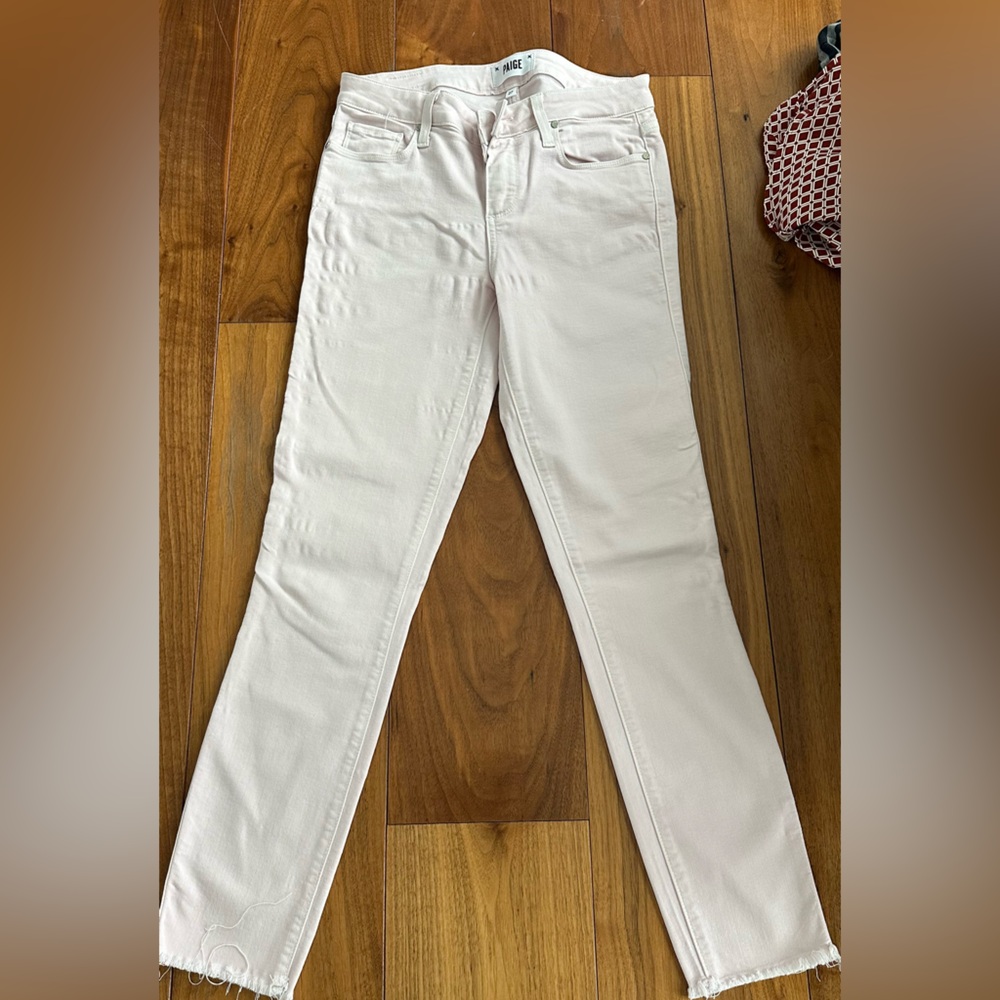 Page Cream (light pink) Skinny Jeans - Size 27
